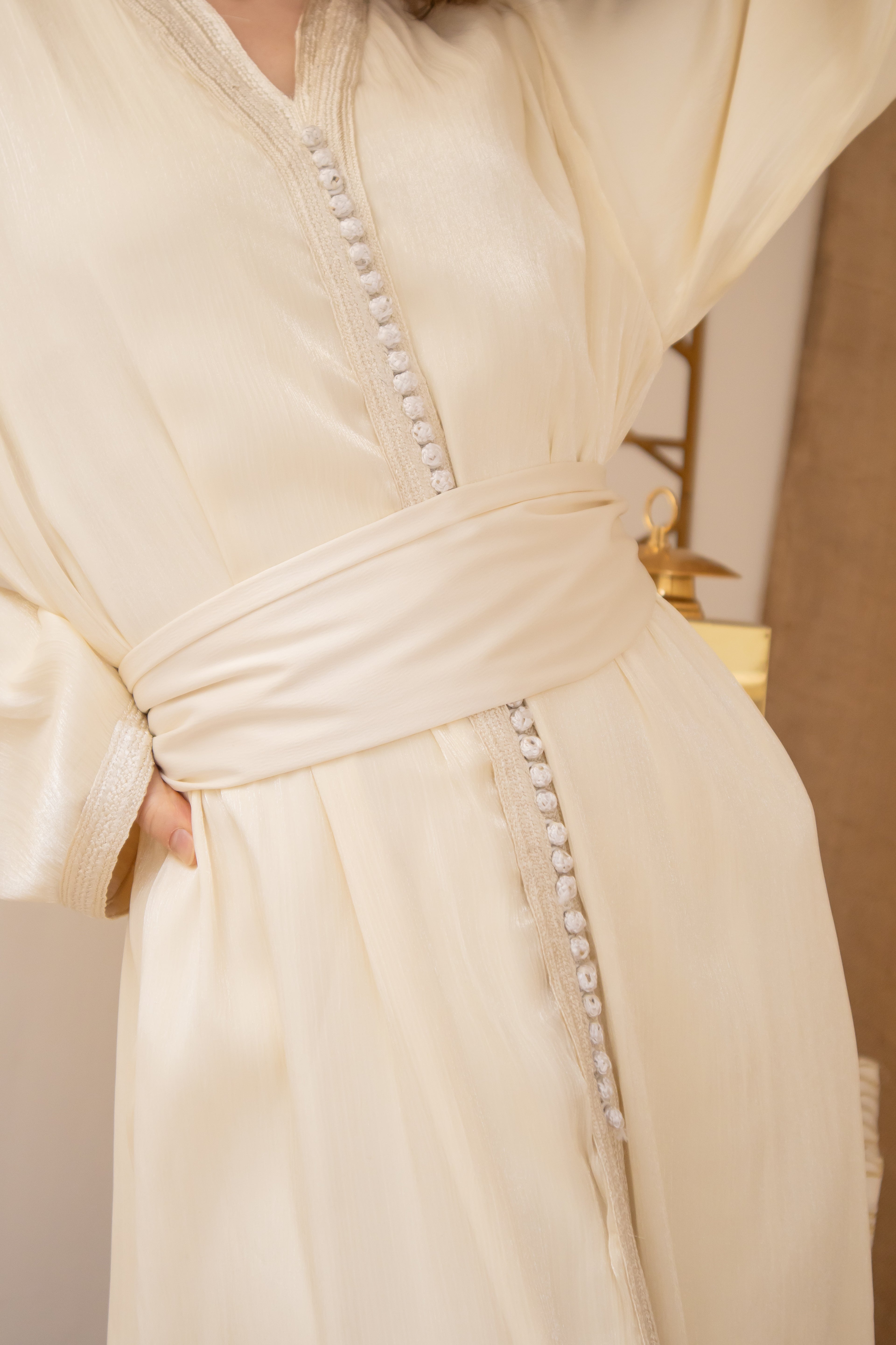 Golden Mirage – Two-Piece Kaftan