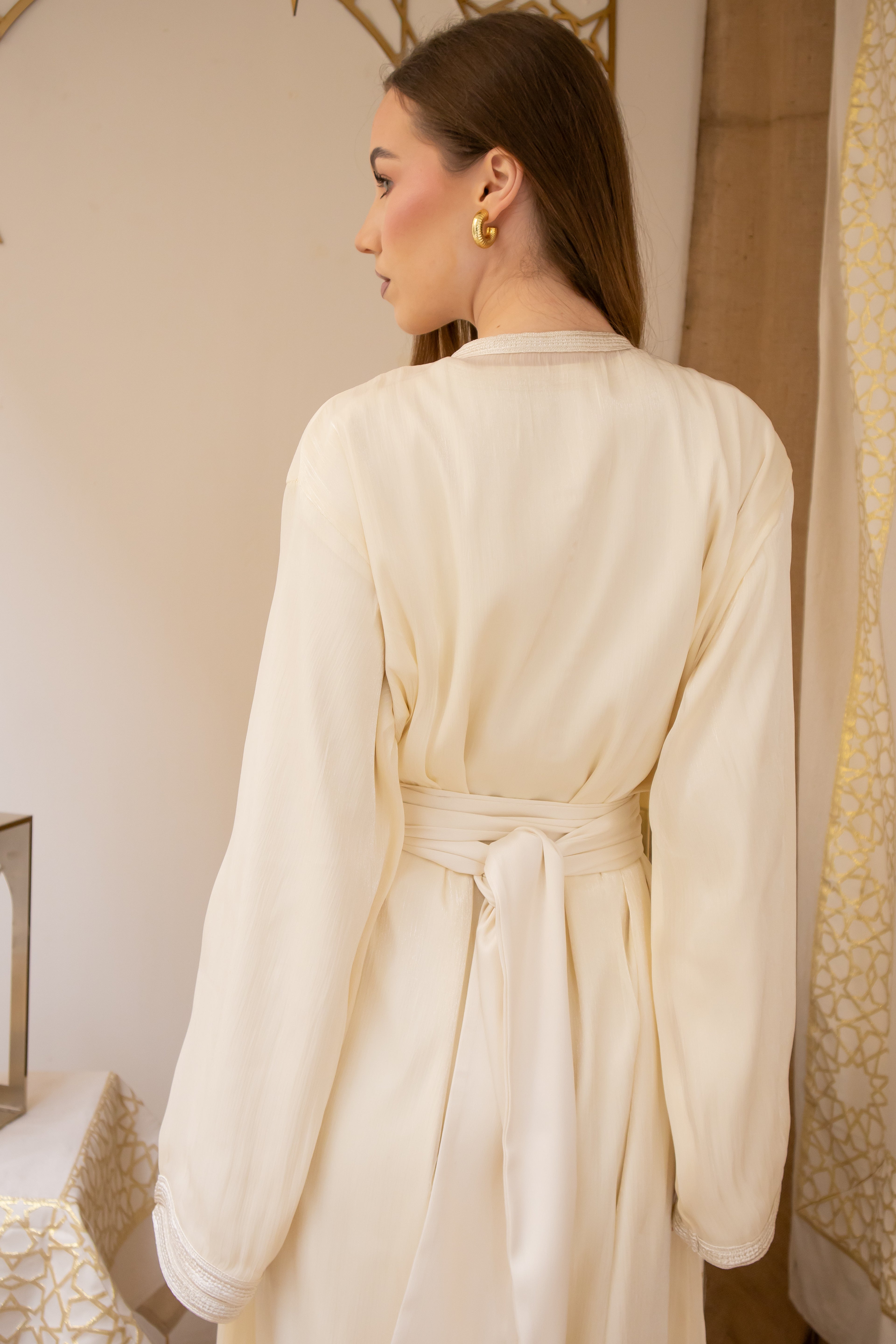 Golden Mirage – Two-Piece Kaftan