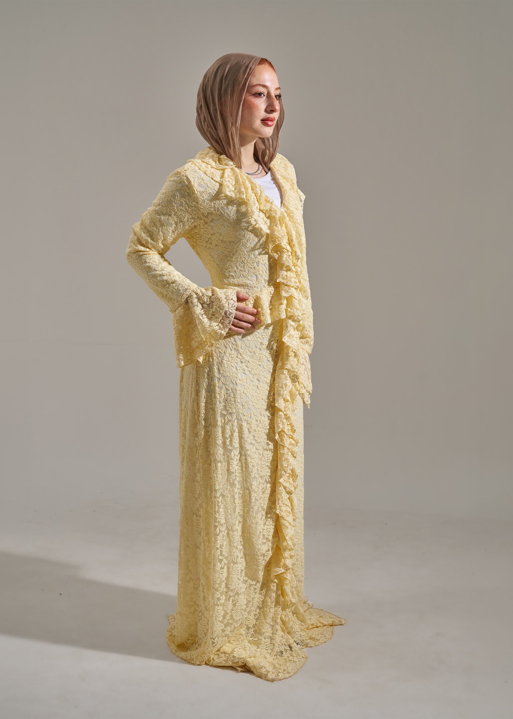 Lemon Lace dress