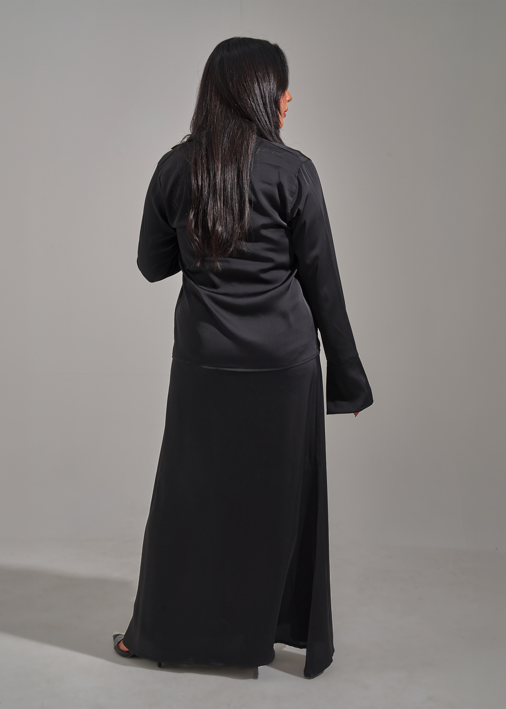 Satin set - Black