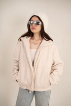 Off-White Faux Fur Jacket