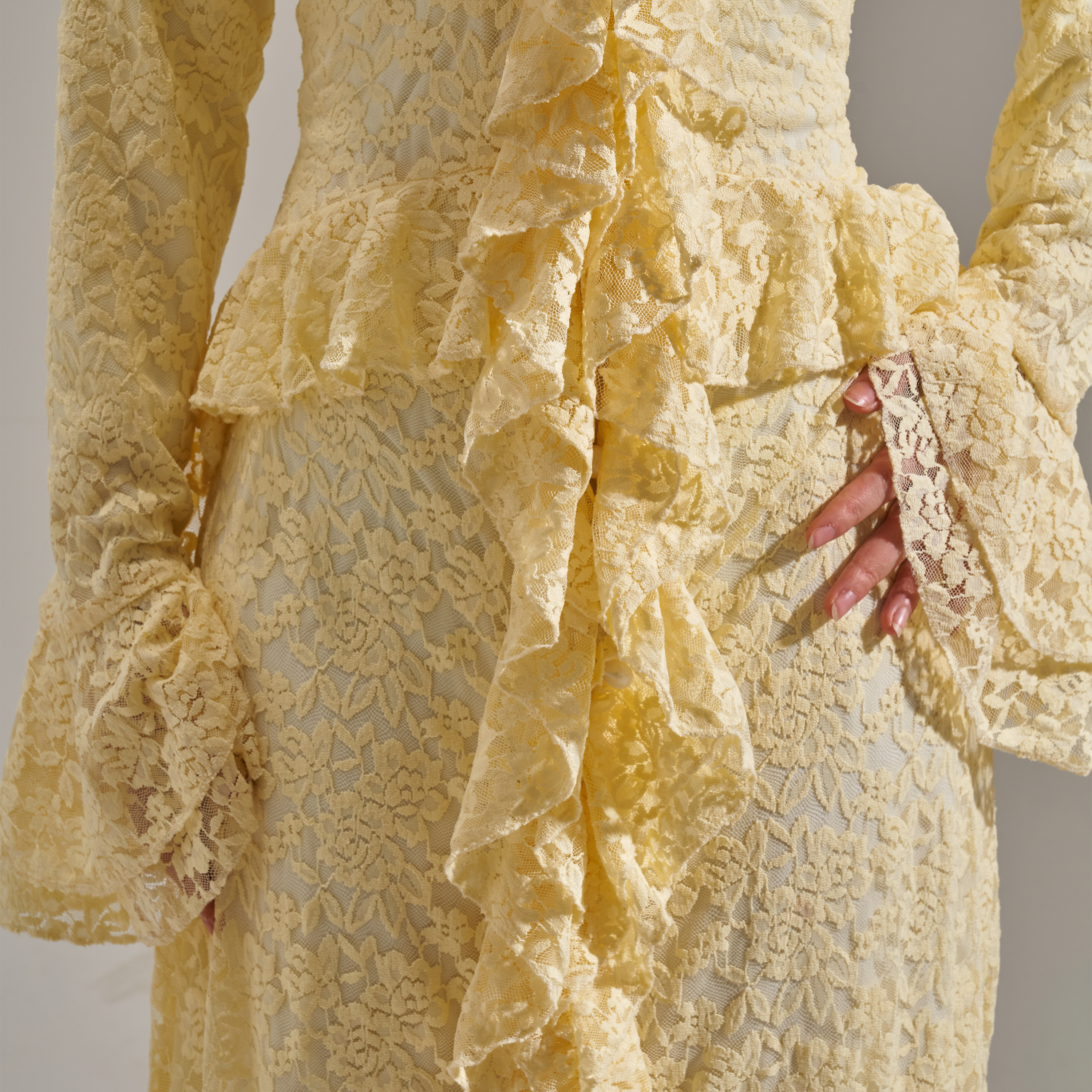 Lemon Lace dress
