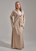 Satin set - Beige