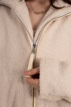 Off-White Faux Fur Jacket