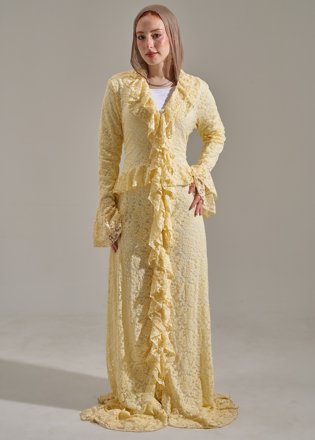 Lemon Lace dress