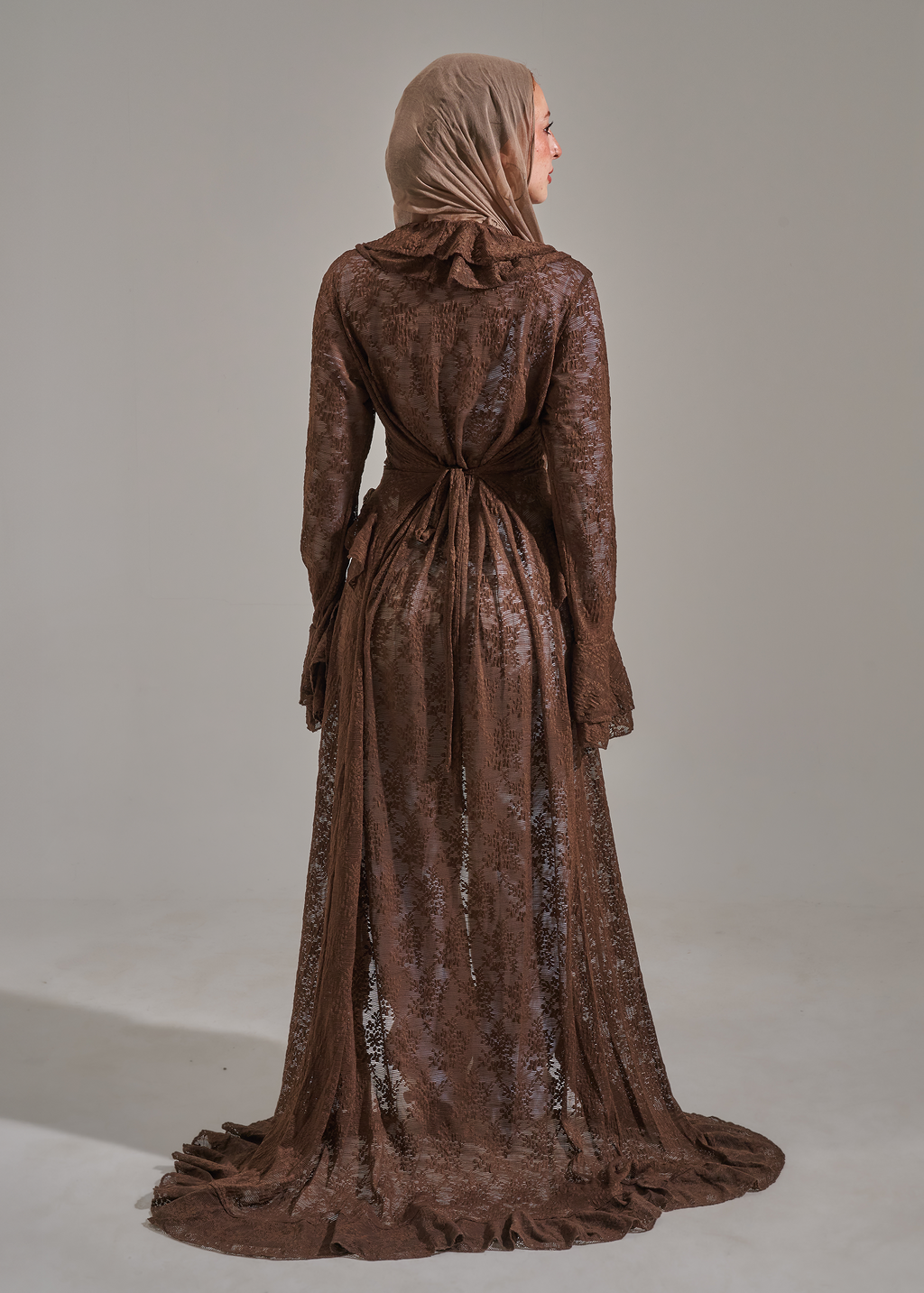 Mocha Lace Dress